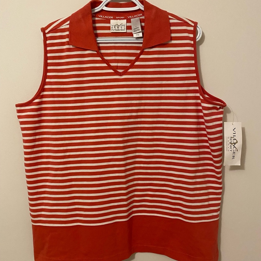 Liz Claiborne Top - Villager Sport Woman Reddish/pink Top